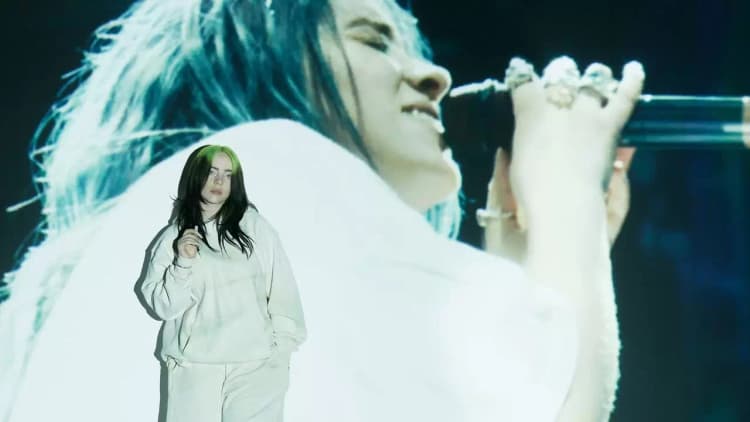Billie Eilish: The World's a Little Blurry Poster
