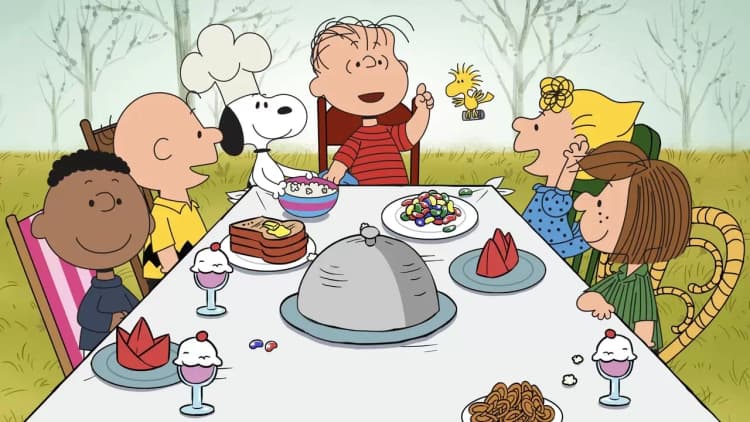A Charlie Brown Thanksgiving Poster