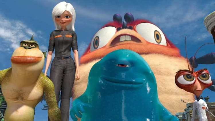 Monsters vs. Aliens Poster