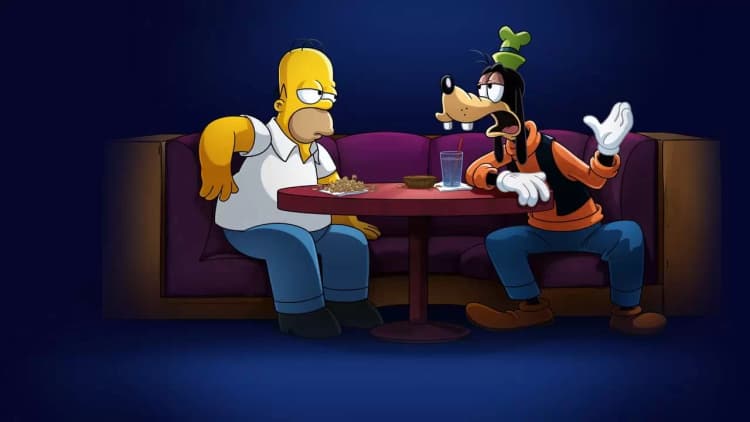 The Simpsons in Plusaversary Poster