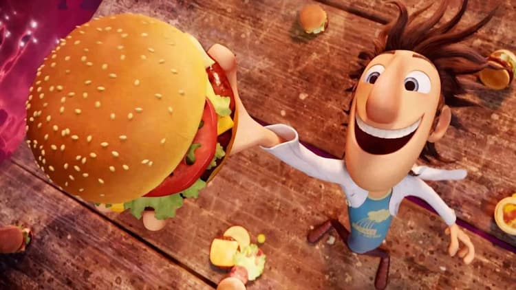 Cloudy with a Chance of Meatballs Poster