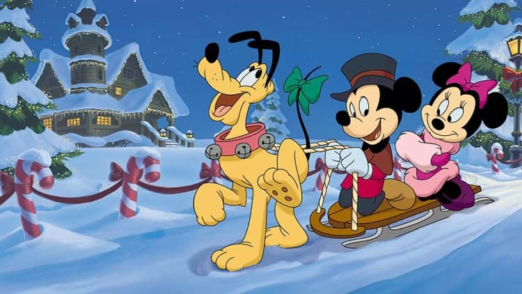 Mickey's Once Upon a Christmas Poster