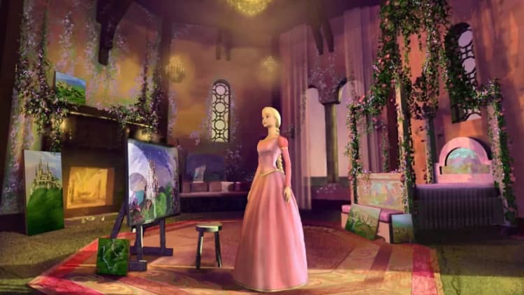 Barbie as Rapunzel Poster