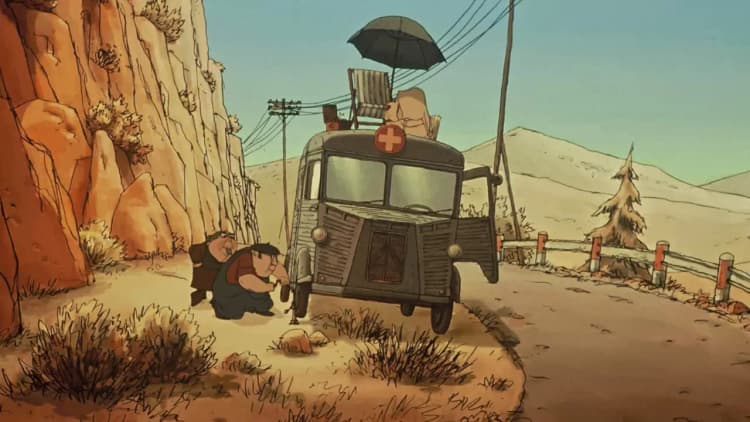 The Triplets of Belleville Poster