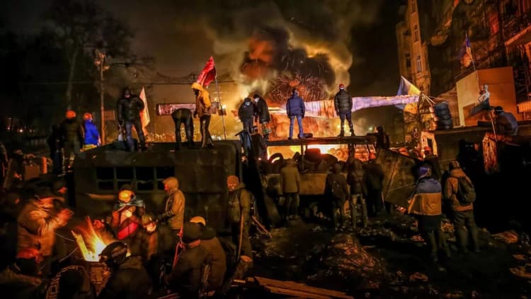 Winter on Fire: Ukraine's Fight for Freedom Poster