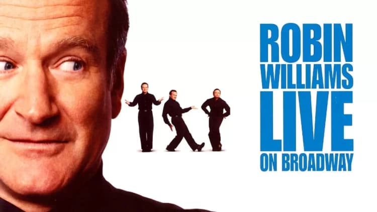 Robin Williams Live on Broadway Poster
