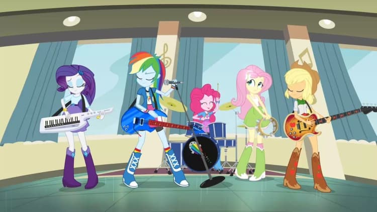 My Little Pony: Equestria Girls - Rainbow Rocks Poster