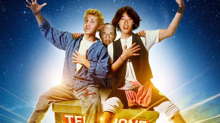 Bill & Ted's Excellent Adventure Poster