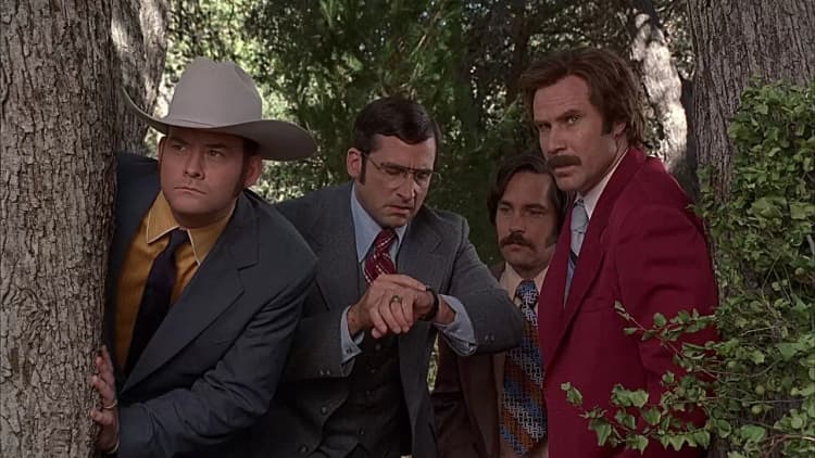 Wake Up, Ron Burgundy Poster