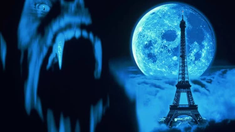 An American Werewolf in Paris Poster