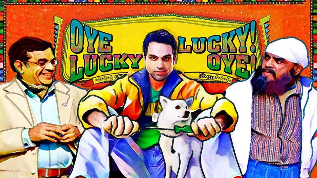 Oye Lucky! Lucky Oye! Backdrop