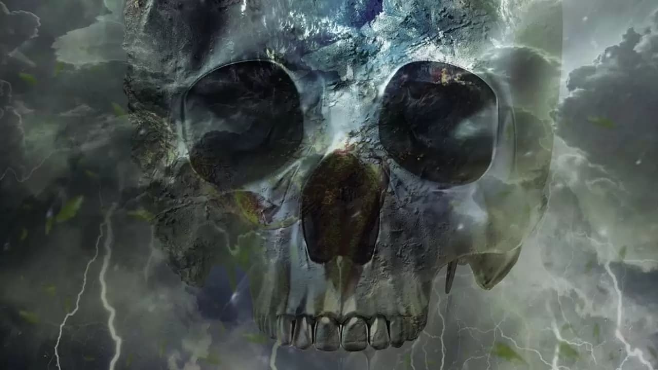 Crystal Skulls Backdrop