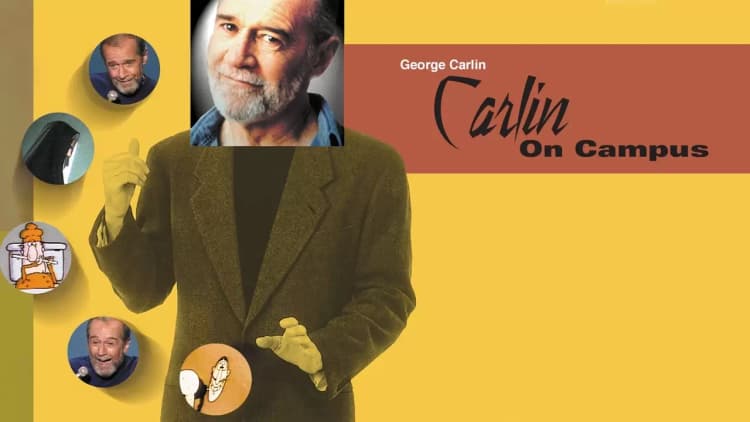 George Carlin: Carlin on Campus Poster