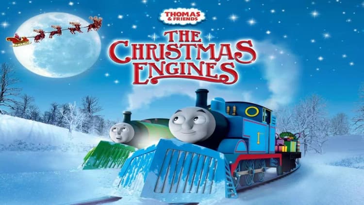 Thomas & Friends: The Christmas Engines Poster