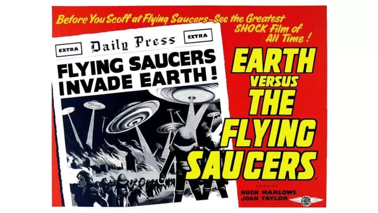 Earth vs. the Flying Saucers Poster