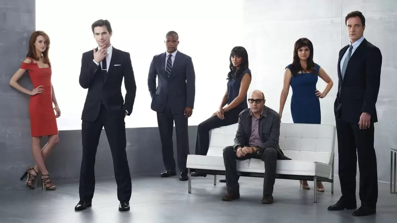 White Collar Backdrop