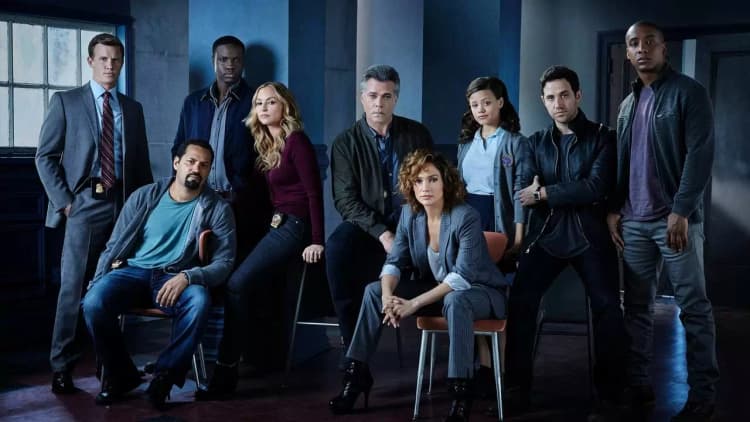 Shades of Blue Poster