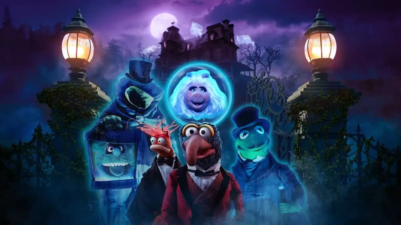 Muppets Haunted Mansion Backdrop