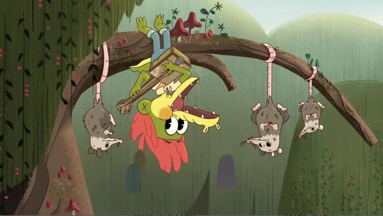 Arlo the Alligator Boy Backdrop