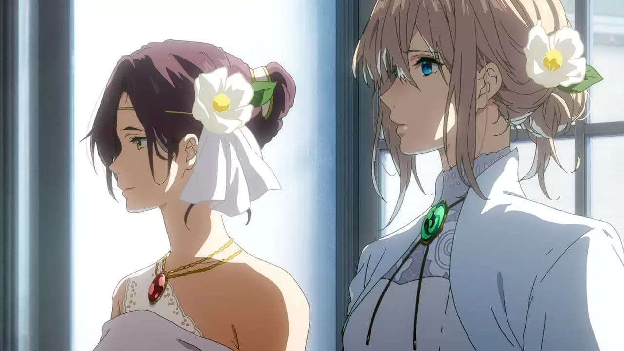 Violet Evergarden: Eternity and the Auto Memory Doll Backdrop