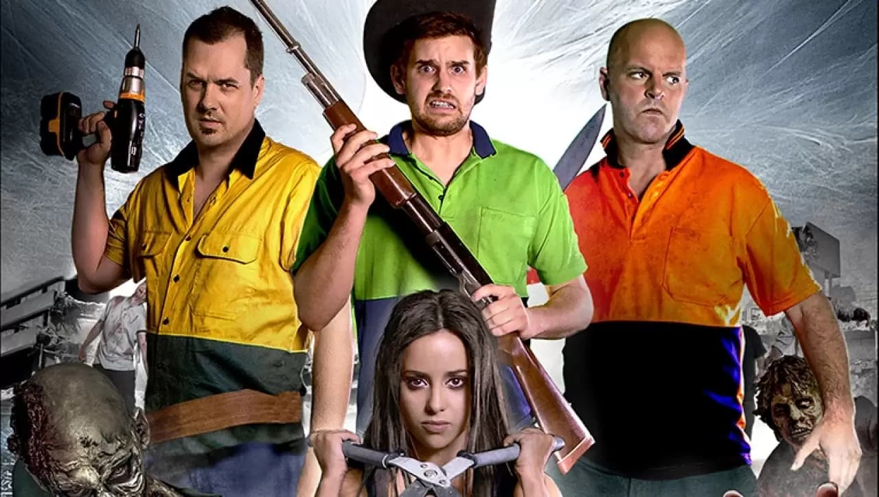 Me and My Mates vs. The Zombie Apocalypse Backdrop