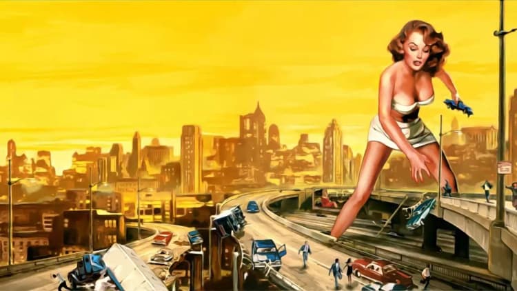 Attack of the 50 Foot Woman Poster