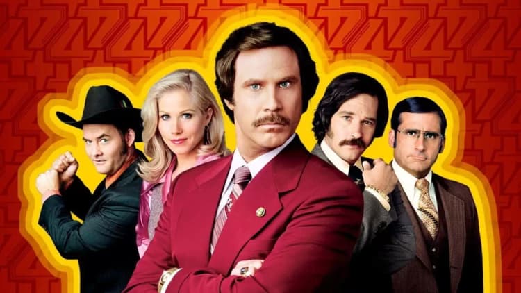 Anchorman: The Legend of Ron Burgundy Poster