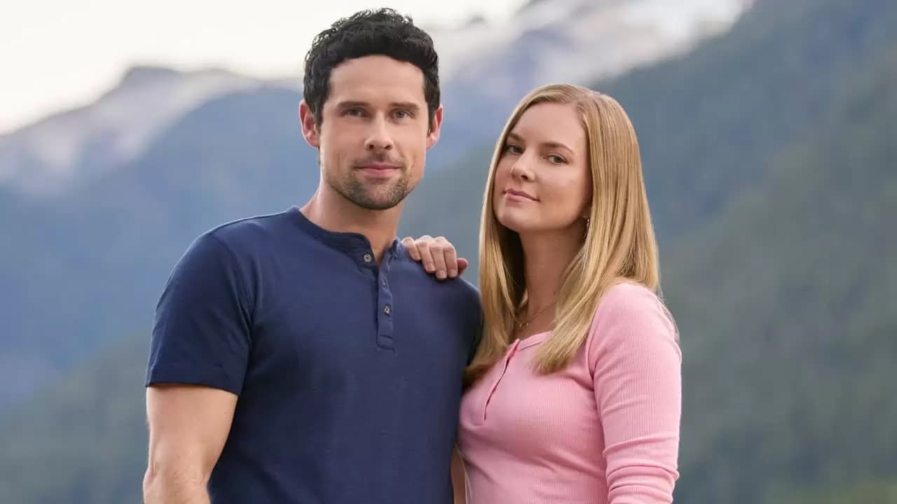 A Whitewater Romance Backdrop