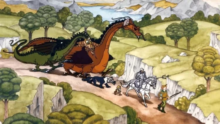 The Flight of Dragons Poster