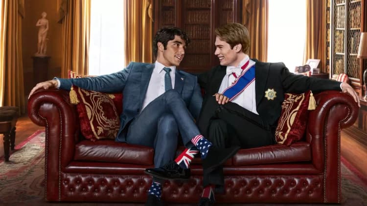 Red, White & Royal Blue Poster