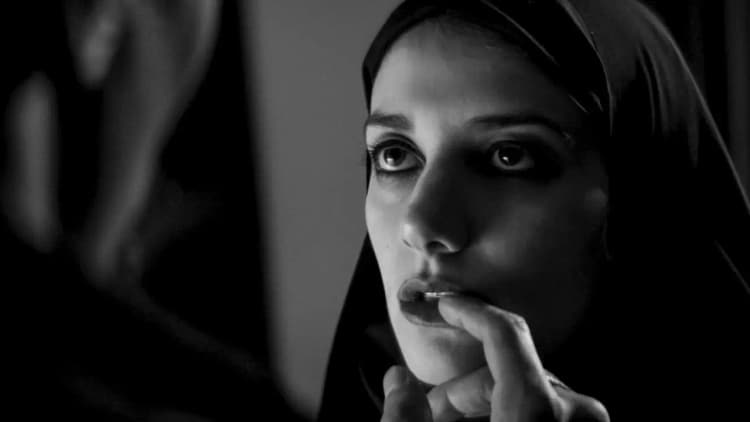A Girl Walks Home Alone at Night Poster