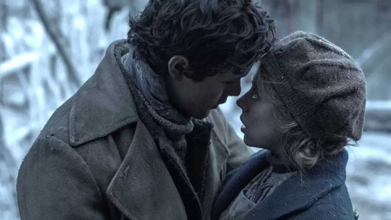 Ashes in the Snow Backdrop