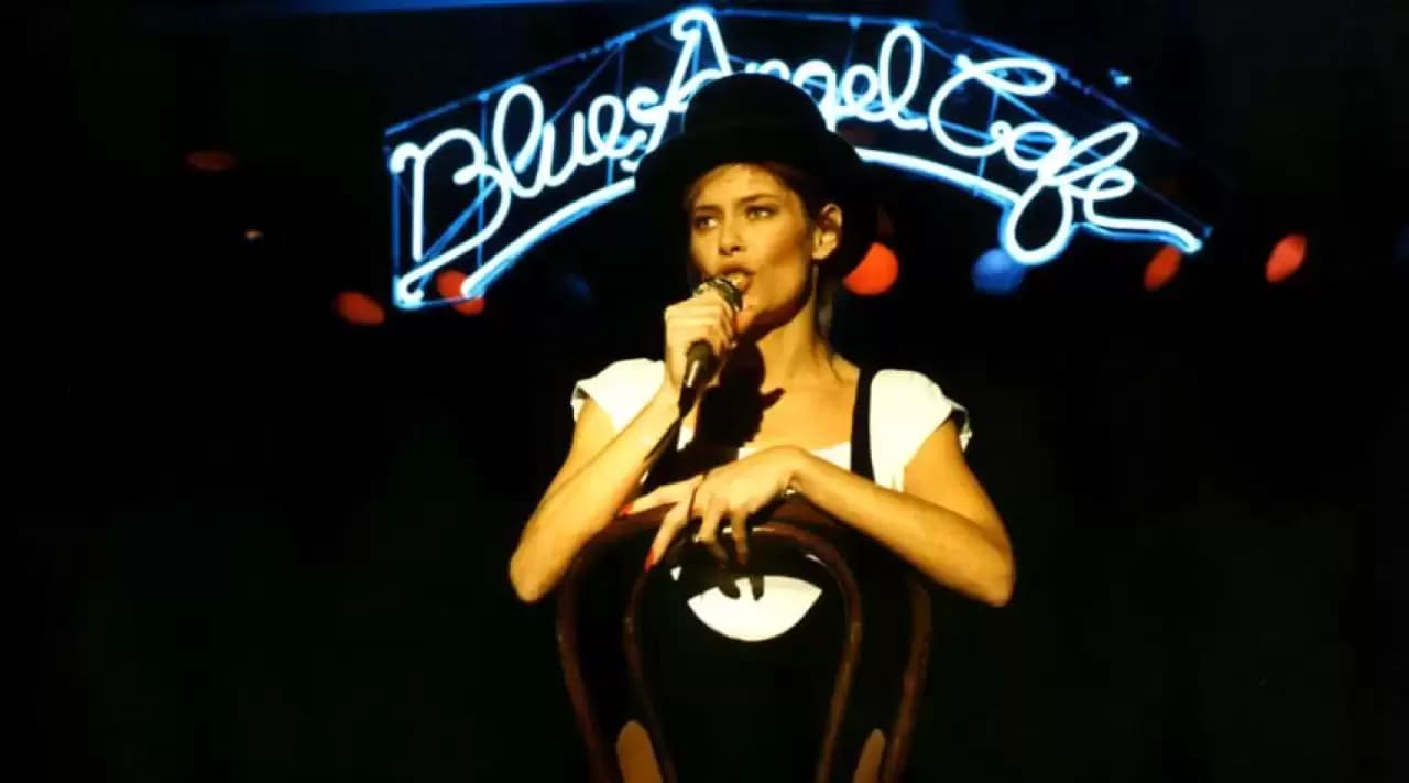 Blue Angel Cafe Backdrop