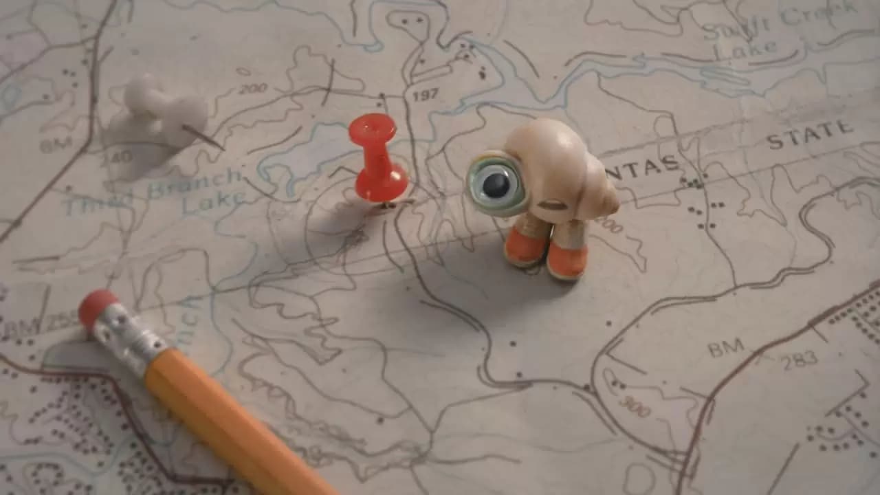 Marcel the Shell with Shoes On Backdrop