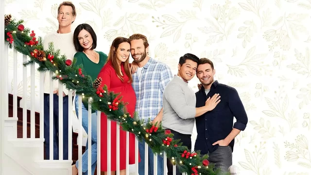 Christmas on Cherry Lane Backdrop
